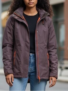 WindRiver Women's Downpour Waterproof Hyper-Dri 3 Rain Jacket Size M